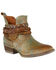 Image #1 - Circle G Women's Harness and Studded Booties - Round Toe , , hi-res