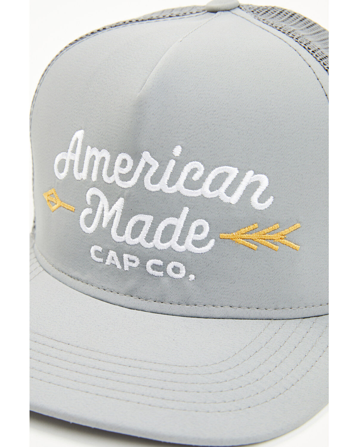 Image #2 - Hooey American Made Ball Cap, Grey, hi-res