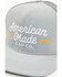 Image #2 - Hooey American Made Ball Cap, Grey, hi-res
