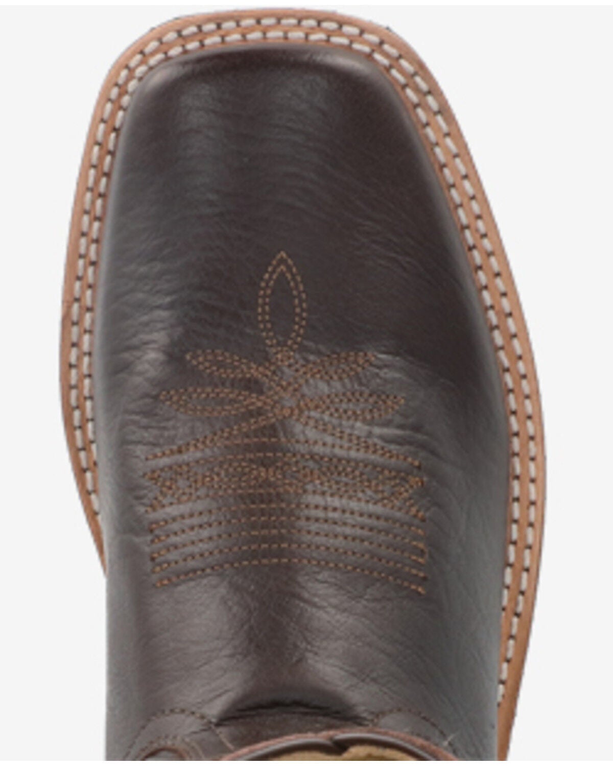 Image #5 - Smoky Mountain Men's Hidalgo Performance Western Boots - Broad Square Toe, Chocolate, hi-res