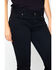 Image #6 - Wrangler Women's Black Mid Rise Bootcut Jeans, Black, hi-res