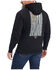 Image #2 - Ariat Men's Rebar Workman Reflective Flag Graphic Hooded Work Jacket - Big & Tall, Black, hi-res