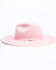 Image #3 - Rodeo King Women's Tracker Powder Pink Fur Felt Western Hat , , hi-res