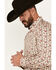 Image #2 - Cody James Men's Kenton Floral Striped Long Sleeve Button-Down Stretch Western Shirt, Cream, hi-res