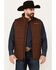 Image #1 - Ariat Men's Crius Solid Insulated Concealed Carry Vest, Medium Brown, hi-res