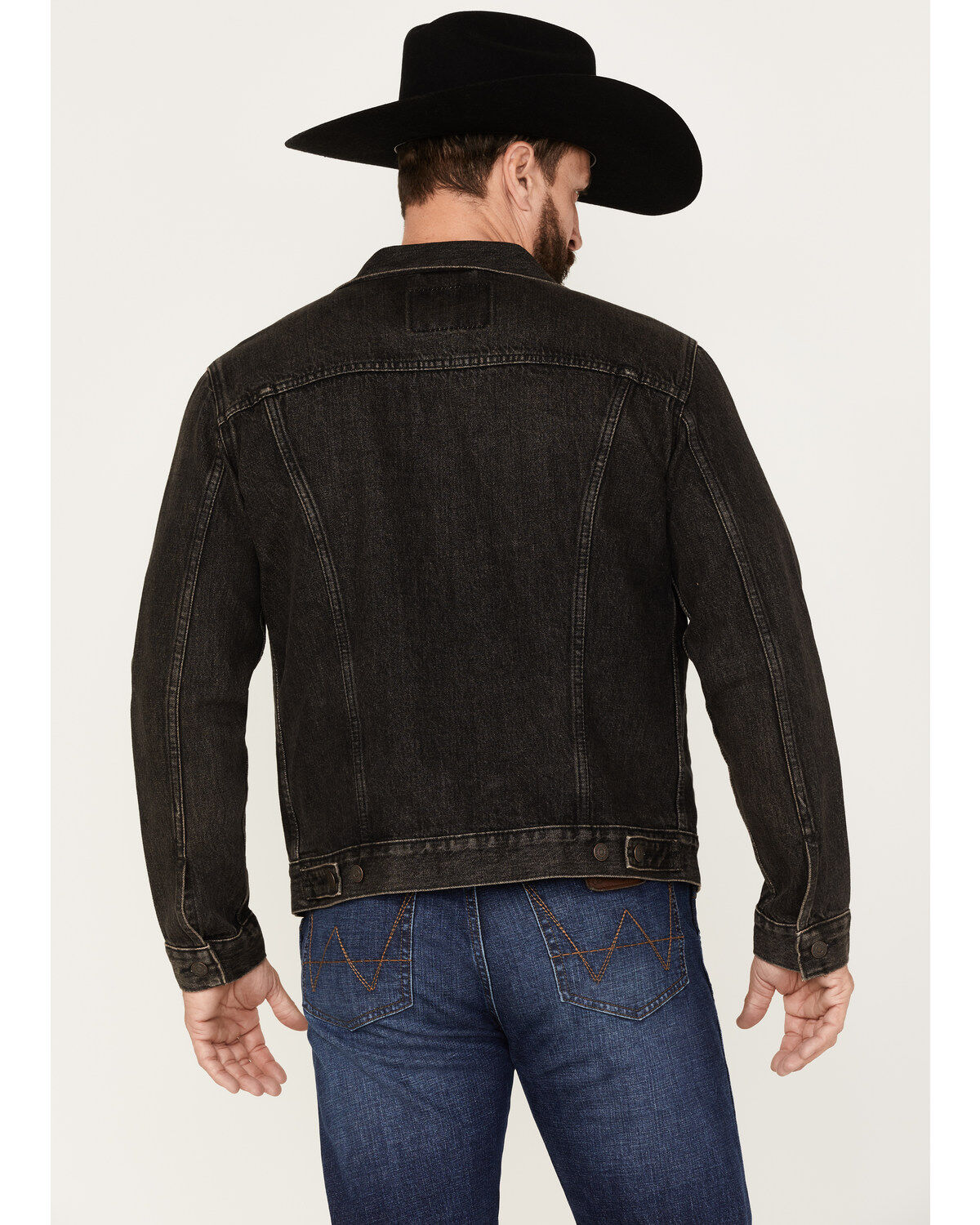 Levi's Men's Dark Wash Denim Trucker Jacket | Boot Barn Levi's Men's Dark Wash Denim Trucker Jacket | Boot Barn