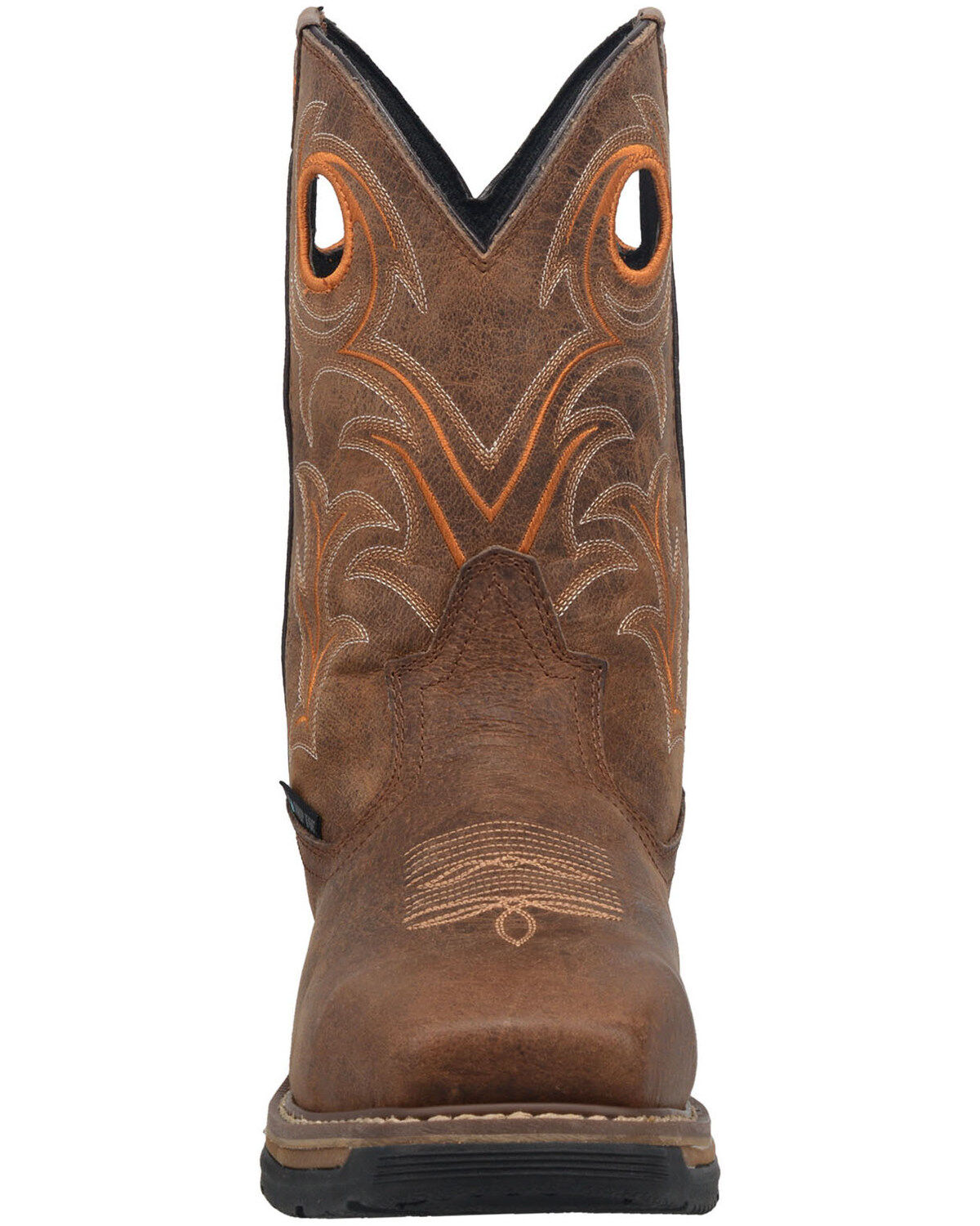 Image #4 - Dan Post Men's Storms Eye Waterproof Western Work Boots - Composite Toe, Brown, hi-res