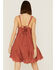 Wishlist Women's About Me Sleeveless Mini Dress, Brick Red, hi-res