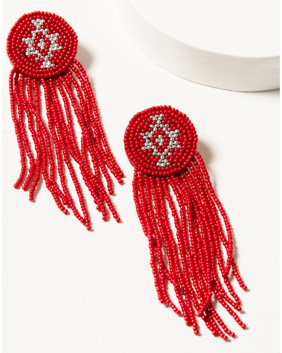 Idyllwind Women's Adalee Seed Bead Earrings, Red, hi-res