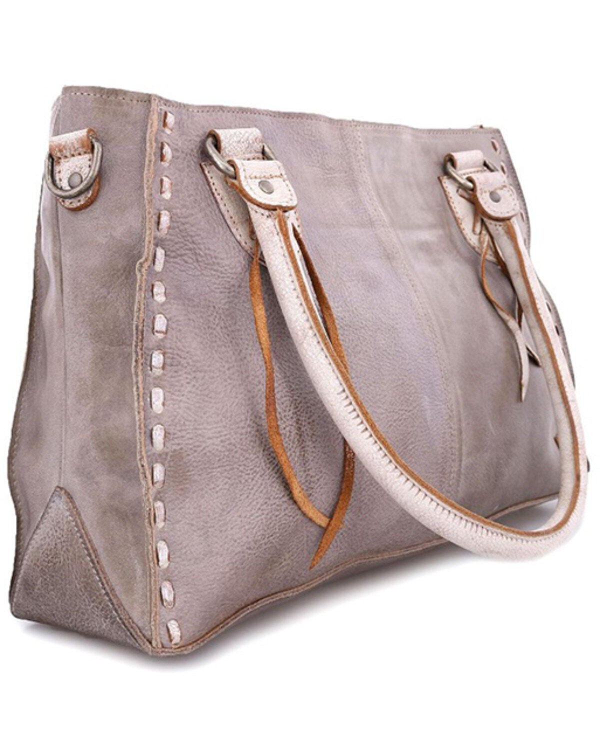 Image #2 - Bed Stu Women's Rockababy Satchel, Grey, hi-res