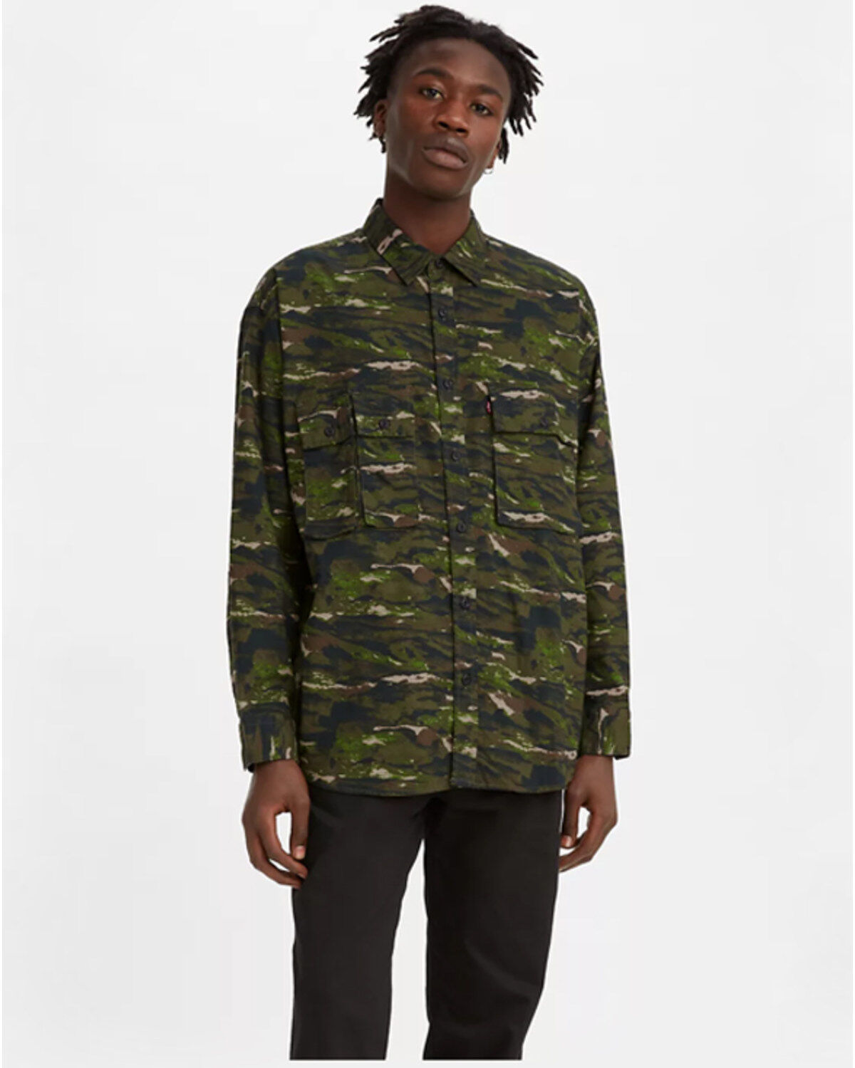Image #1 - Levi's Men's Camo Print Classic Oversized Utility Shirt, , hi-res