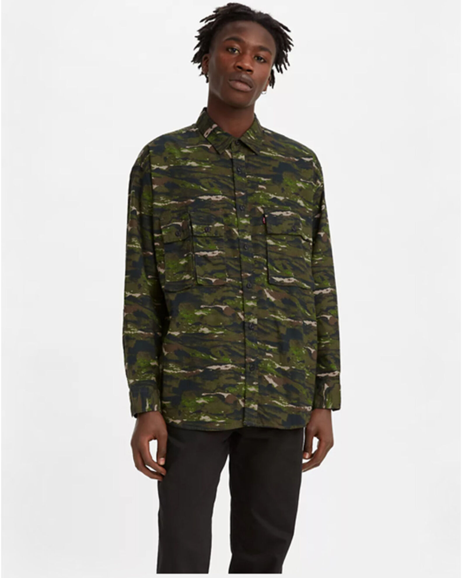 Levi s Men s Camo Print Classic Oversized Utility Shirt Boot Barn