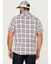 Image #4 - Flag & Anthem Men's Desert Son Tifton Large Plaid Short Sleeve Snap Western Shirt, , hi-res