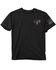Image #3 - Buck Wear Men's Tag Honor Short Sleeve Graphic T-Shirt, Black, hi-res