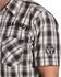Image #2 - Jack Daniel's Men's Embroidered Logo Plaid Short Sleeve Western Shirt , , hi-res