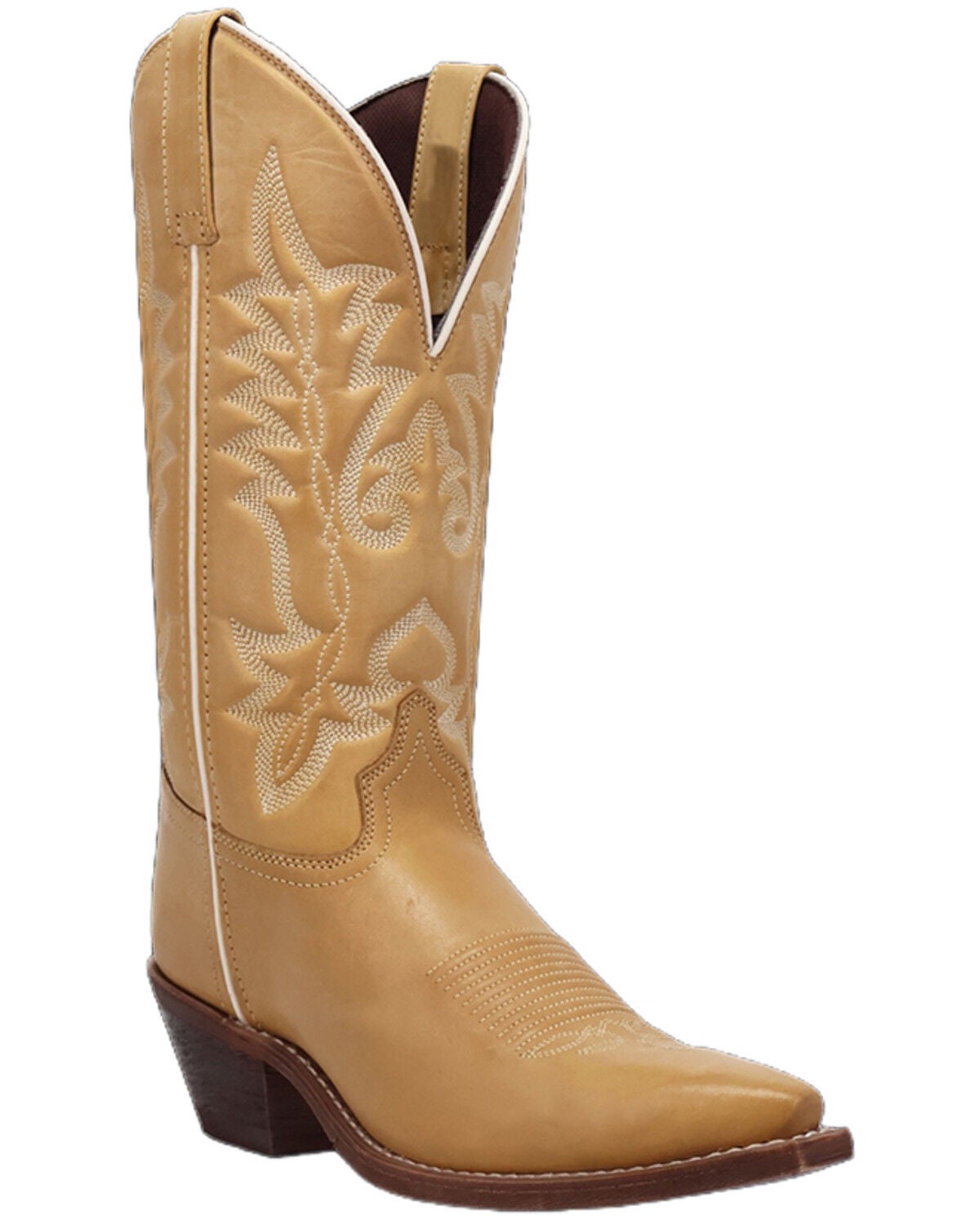 Laredo Women's Carly Performance Western Boots - Snip Toe, Yellow, hi-res