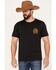 Image #1 - Brixton Men's Horseshoe Graphic Short Sleeve Tailored T-Shirt, , hi-res