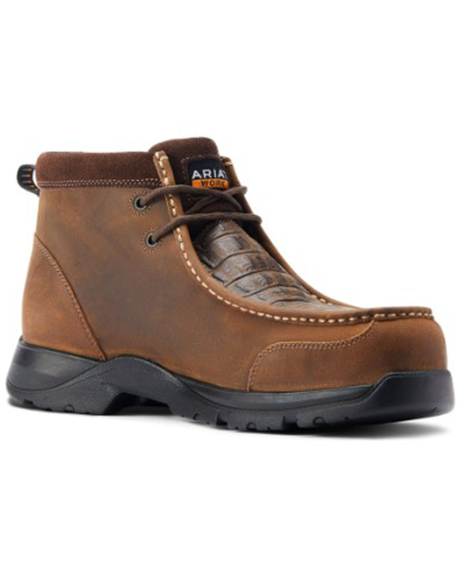 Ariat Men s Edge Lite Crocodile Print Work Shoes Composite Toe