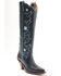 Image #1 - Besita Boots Women's The Honey Bird Embroidered Tall Western Boots - Snip Toe, Navy, hi-res