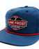 Lane Frost Men's July Retro Rope Logo Patch Ball Cap , Navy, hi-res