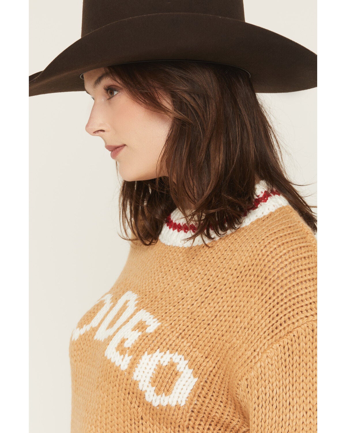 Image #2 - Baevely Women's Rodeo Sweater, Camel, hi-res