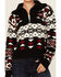 Image #3 - Idyllwind Women's Alpine Zip Front Sweater, Black, hi-res
