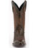 Image #4 - Ferrini Men's Remington Western Boots - Round Toe, Chocolate, hi-res
