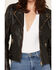 Image #3 - Mauritius Leather Women's Hazie Leather Jacket, Black, hi-res