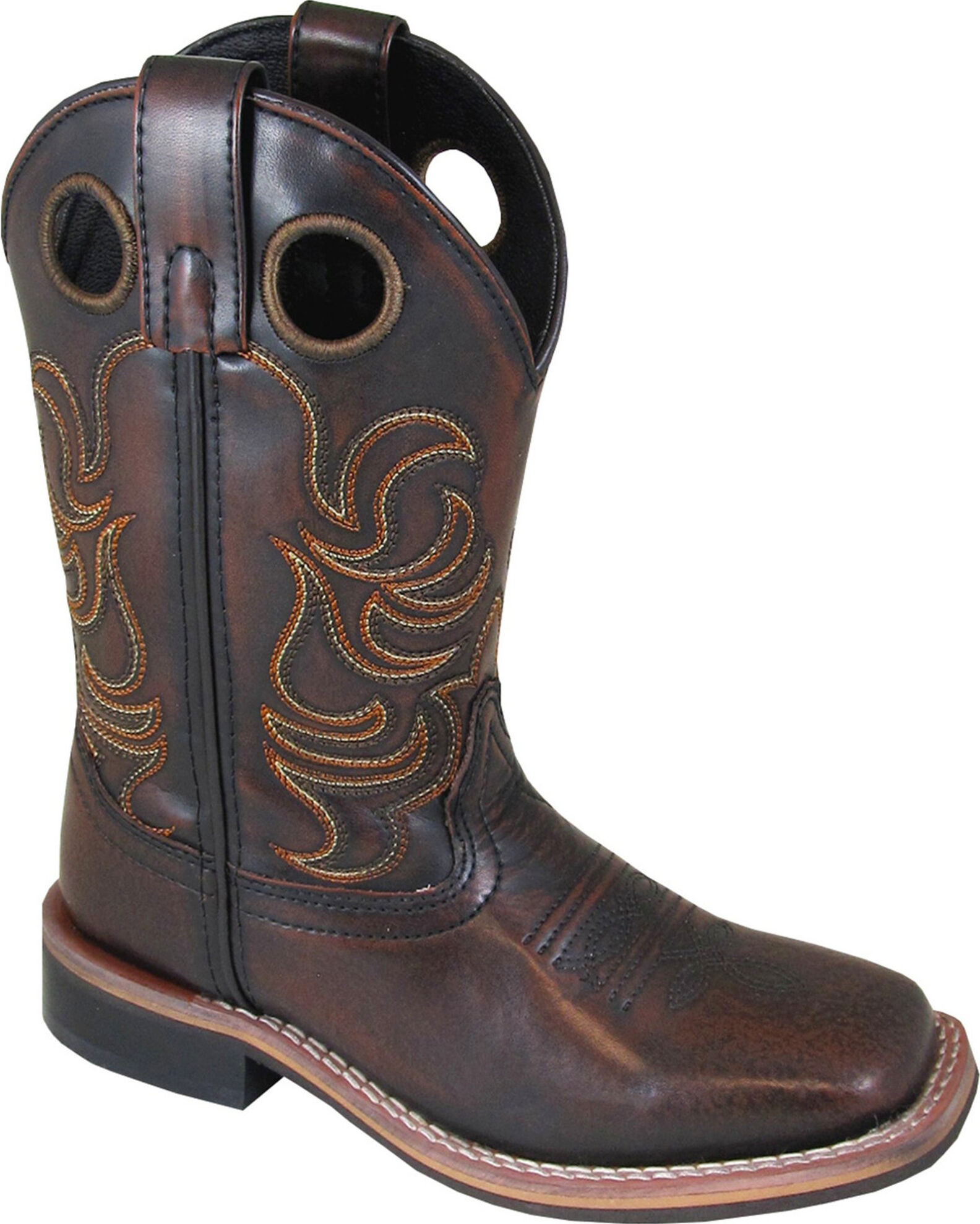 Product Name Smoky Mountain Boys Chocolate Landry Pull On Boots Square Toe