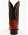 Dan Post Men's Exotic Full-Quill Ostrich Western Boots - Broad Square Toe, Cognac, hi-res
