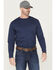 Image #2 - Cody James Men's FR Eagle Long Sleeve Graphic Work Shirt, Navy, hi-res