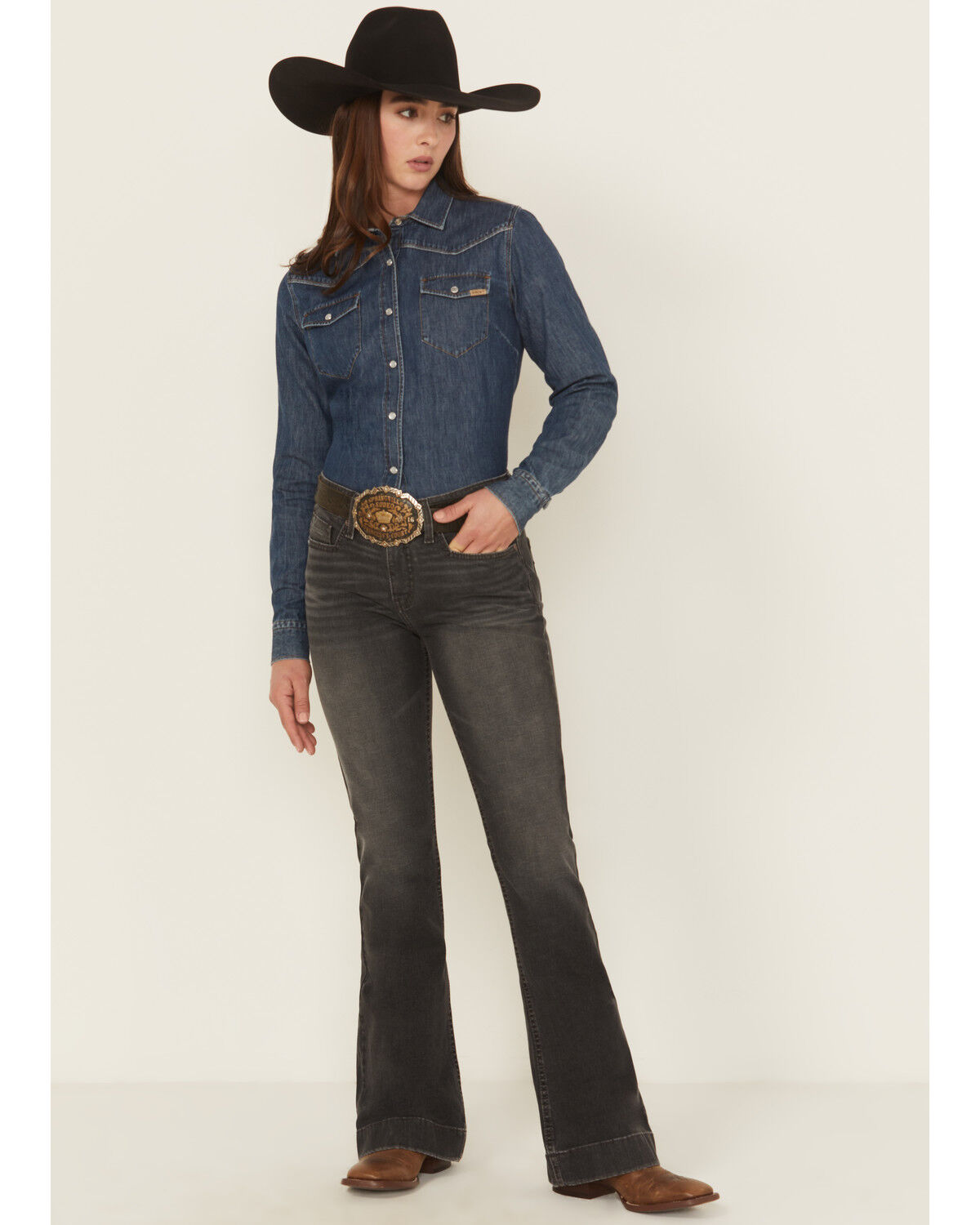 Cinch Women´s Lynden Moderate Rise Slim Trouser Stretch DenimJeans