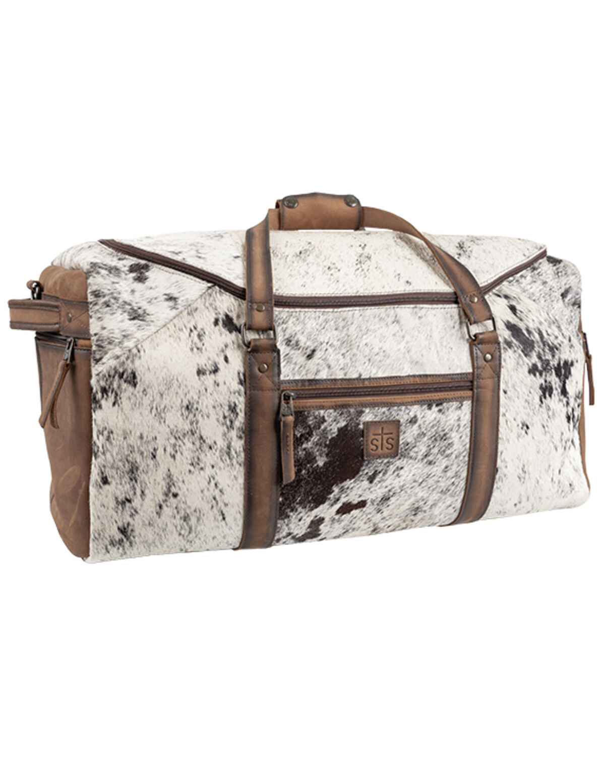 STS Ranchwear by Carroll Rustler Cowhide Duffle Bag