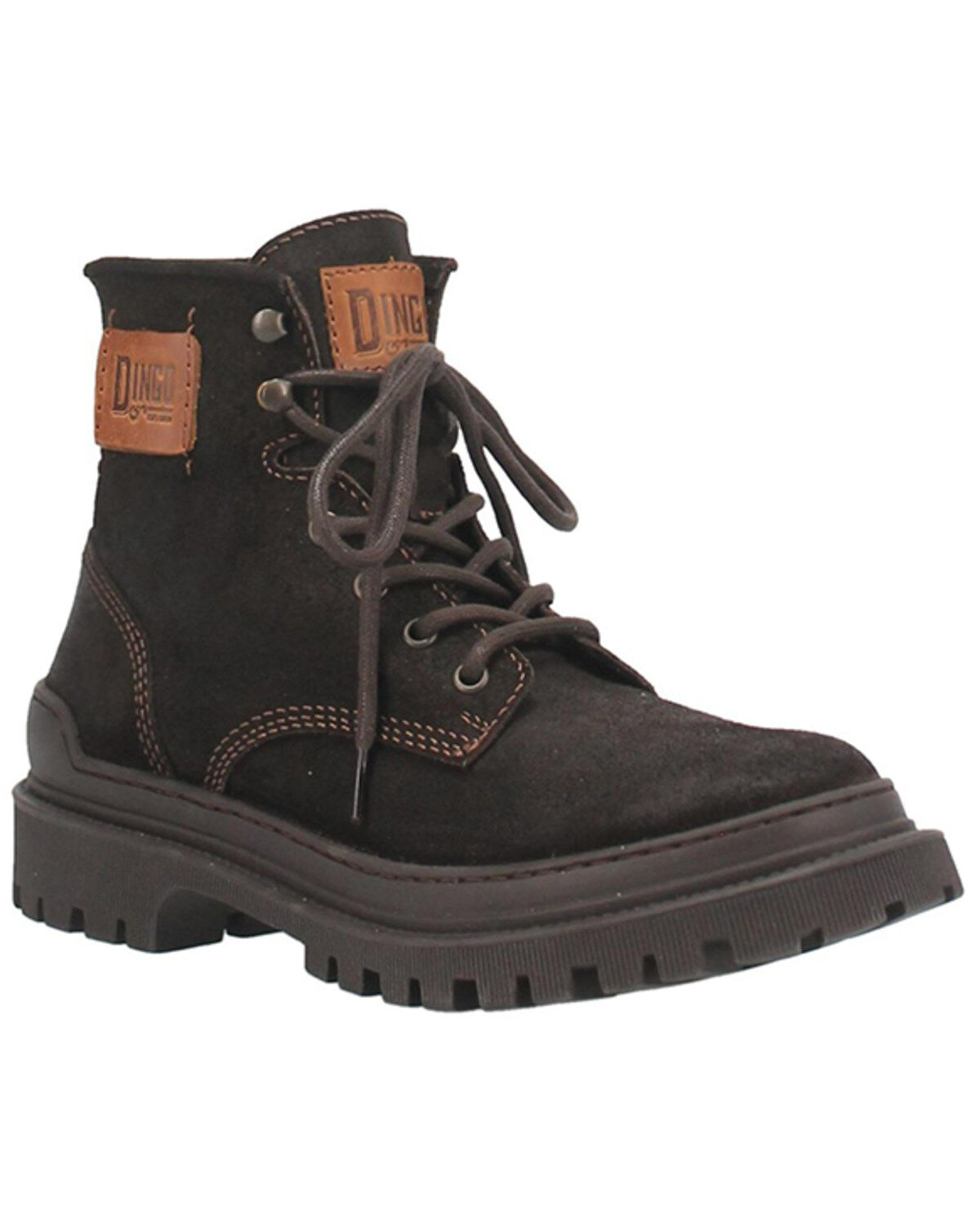 Image #1 - Dingo Men's High Country Lace-Up Hiking Boot - Round Toe, Brown, hi-res
