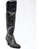 Image #1 - Dan Post Women's Black Snake Print Western Boots - Snip Toe, , hi-res