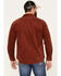 Brixton Men's Porter Long Sleeve Waffle Corduroy Button Down Shirt, Dark Orange, hi-res
