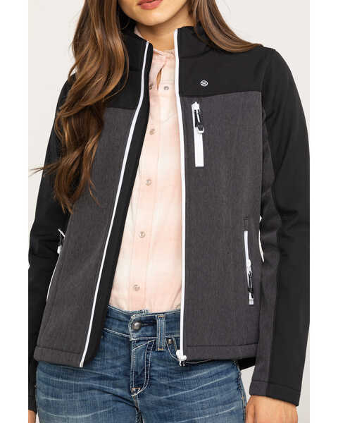 Image #4 - Roper Women's Grey Contrast Softshell Jacket, , hi-res