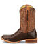 Image #3 - Tony Lama Men's Blaine Exotic Ostrich Western Boots - Broad Square Toe, Brown, hi-res