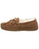 Image #3 - Bearpaw Men's Moc II Wide Slippers, Brown, hi-res