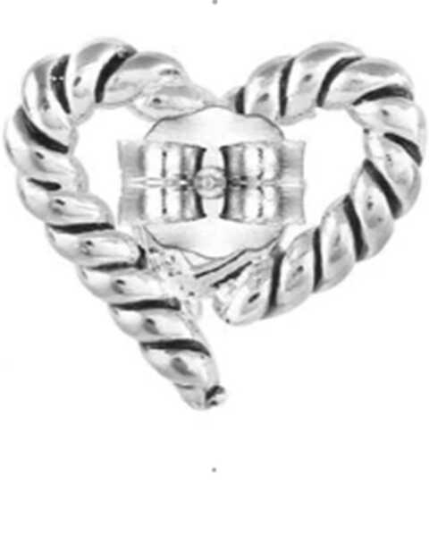 Image #2 - Montana Silversmiths Women's Silver Flirty Love Necklace & Earrings Jewelry Set, Silver, hi-res