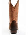 Lucchese Men's Gordon Western Boots - Broad Square Toe, Chocolate, hi-res