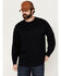 Image #1 - Hawx Men's FR Long Sleeve Pocket T-Shirt, Navy, hi-res