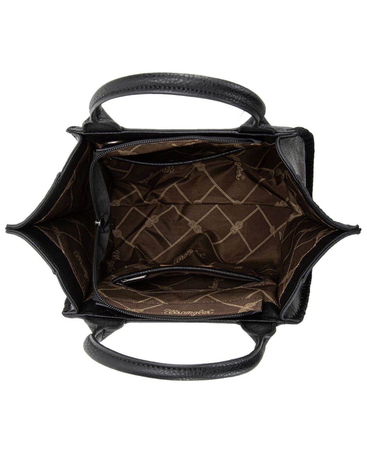 Image #3 - Wrangler Women's Jessie Tooled Concealed Carry Crossbody Bag, Black, hi-res