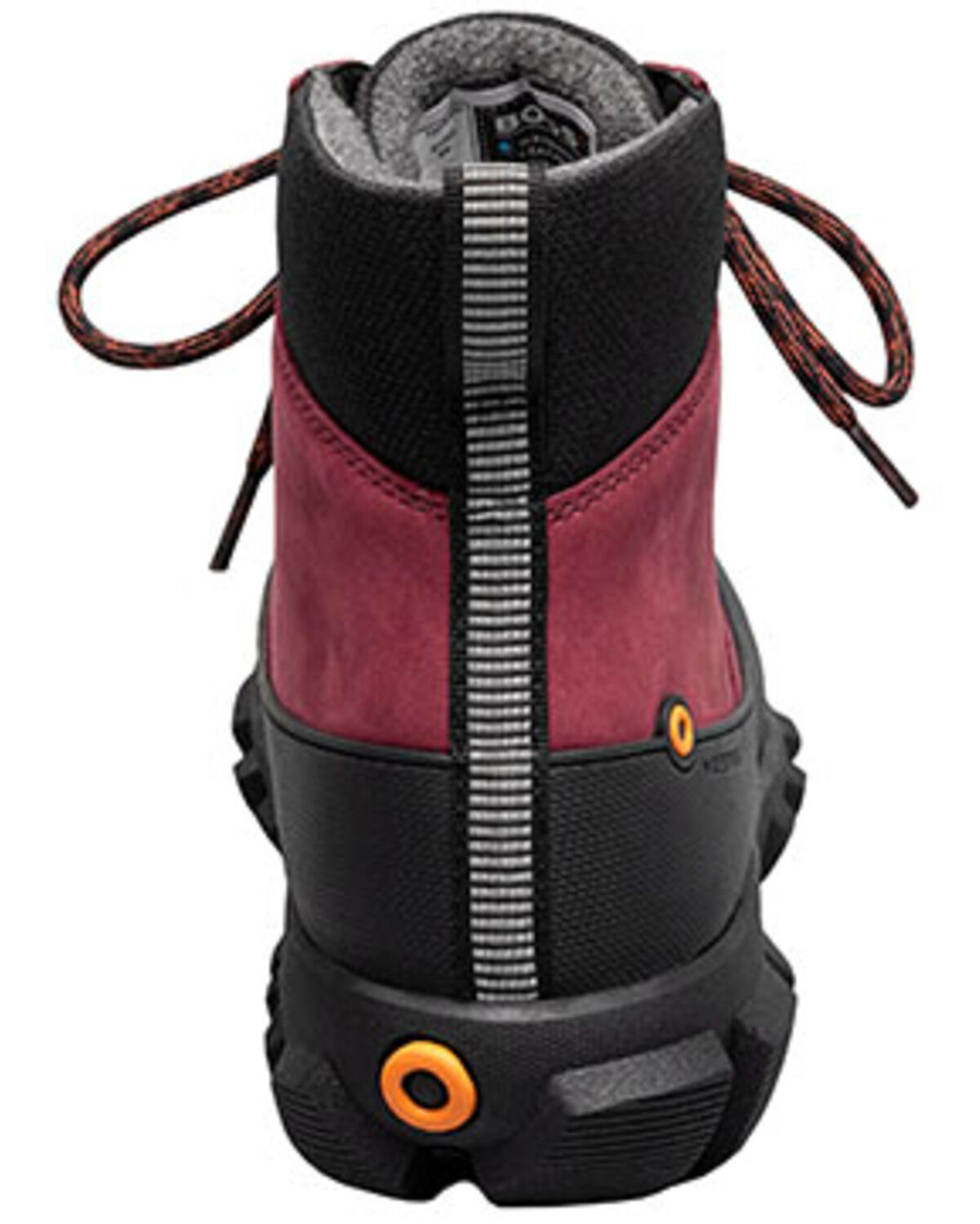 Image #5 - Bogs Women's Cedar Mid Lace Waterproof Boots - Round Toe, Red, hi-res