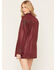 Image #4 - Shyanne Women's Faux Suede Metallic Embroidered Studded Jacket, Maroon, hi-res