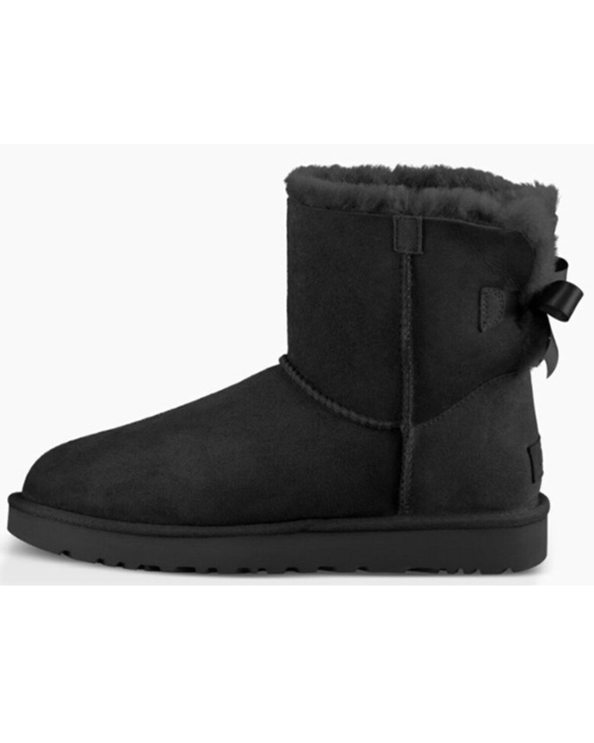 Image #3 - UGG Women's Mini Bailey Bow II Boot, Black, hi-res