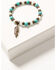 Shyanne Women's Mystic Skies Feather Cuff Bracelet Set - 4-Piece, Rust Copper, hi-res