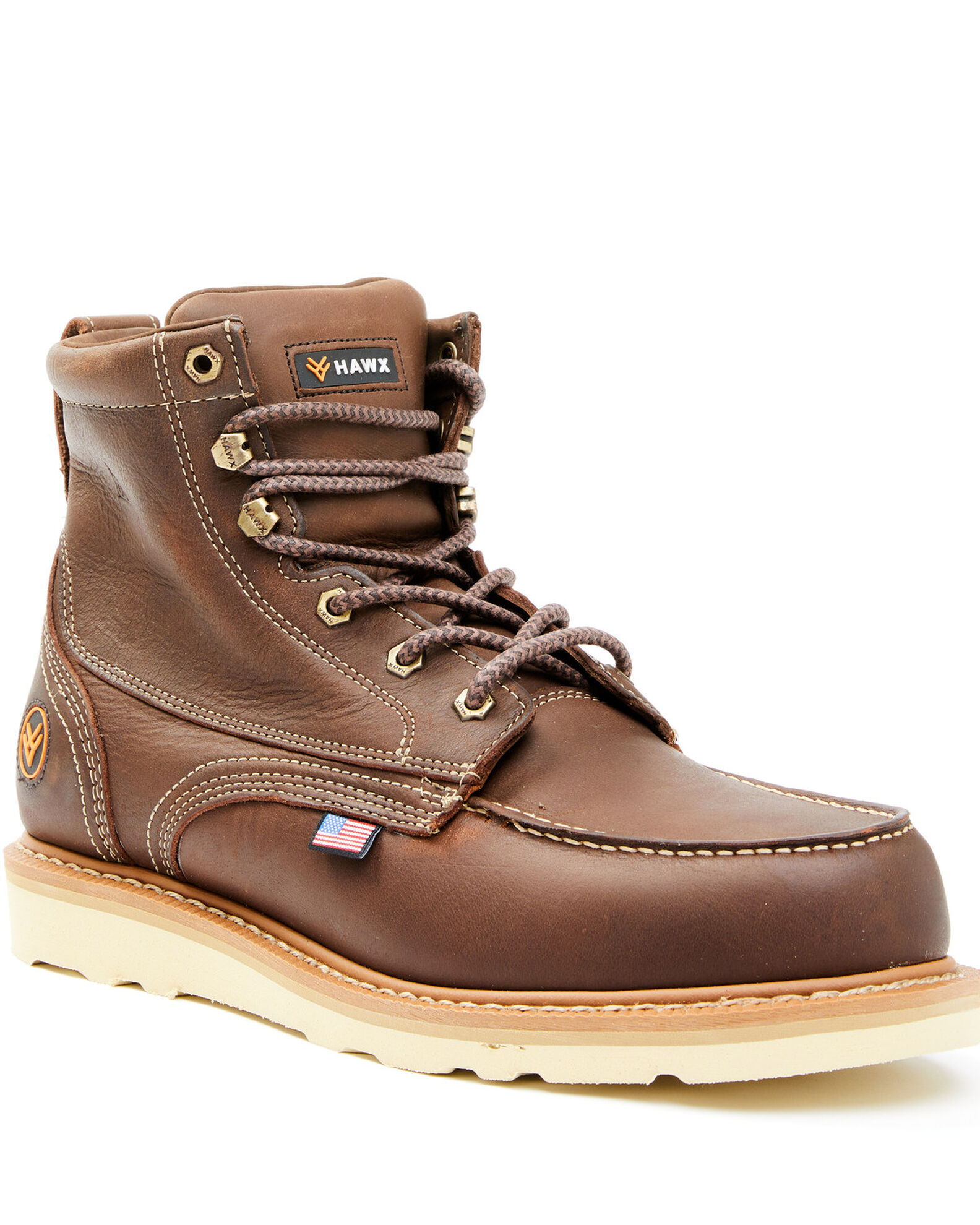Hawx Men s USA Wedge Work Boots Soft Toe