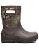 Image #2 - Bogs Boys' York Seamless Oak Country Roots Rubber Boots, Camouflage, hi-res