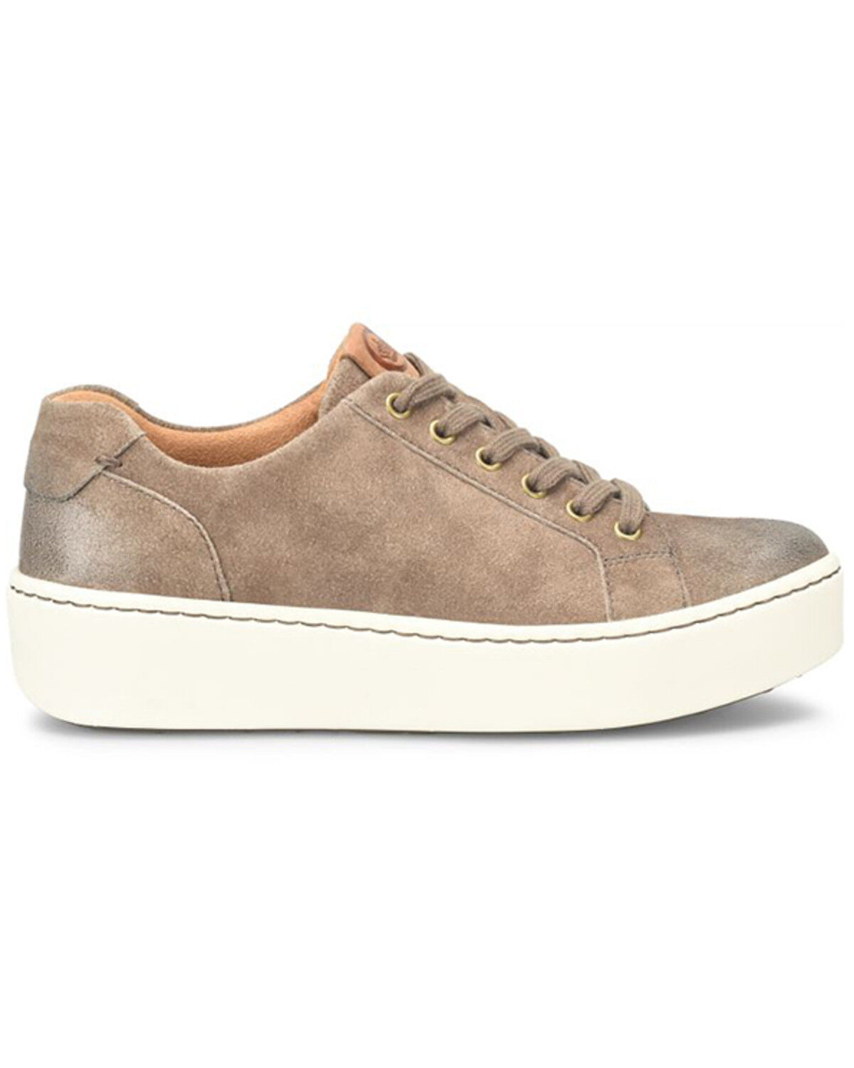 Image #2 - Born Women's Mira Platform Casual Shoes, Taupe, hi-res
